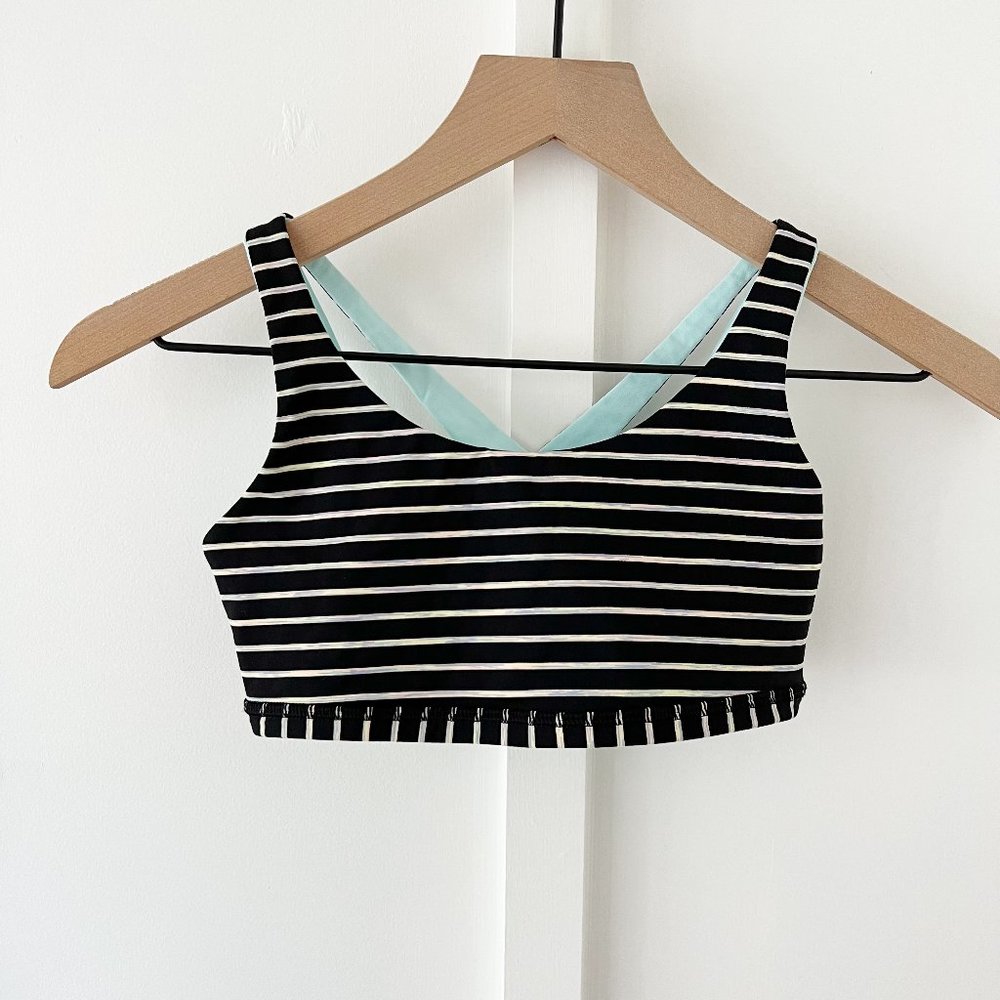 IVIVVA teal reversible sports bra